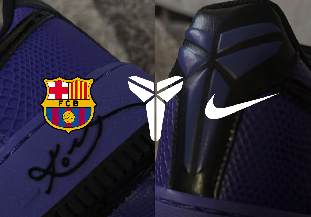 First Look At The Kobe x FC Barcelona x Nike Air Force 1 Low