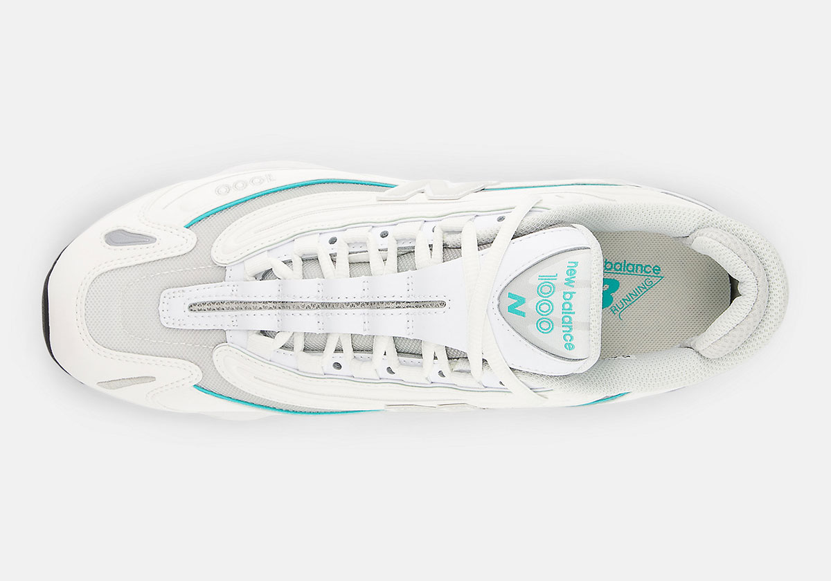 New Balance 1000 White Aqua M1000jda 2