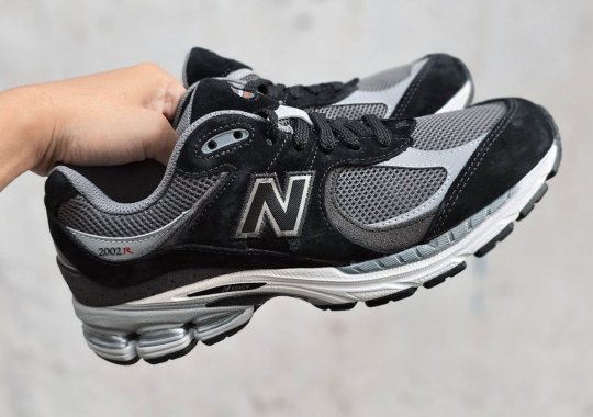 The New Balance 2002R Issues A Classic Black And Grey