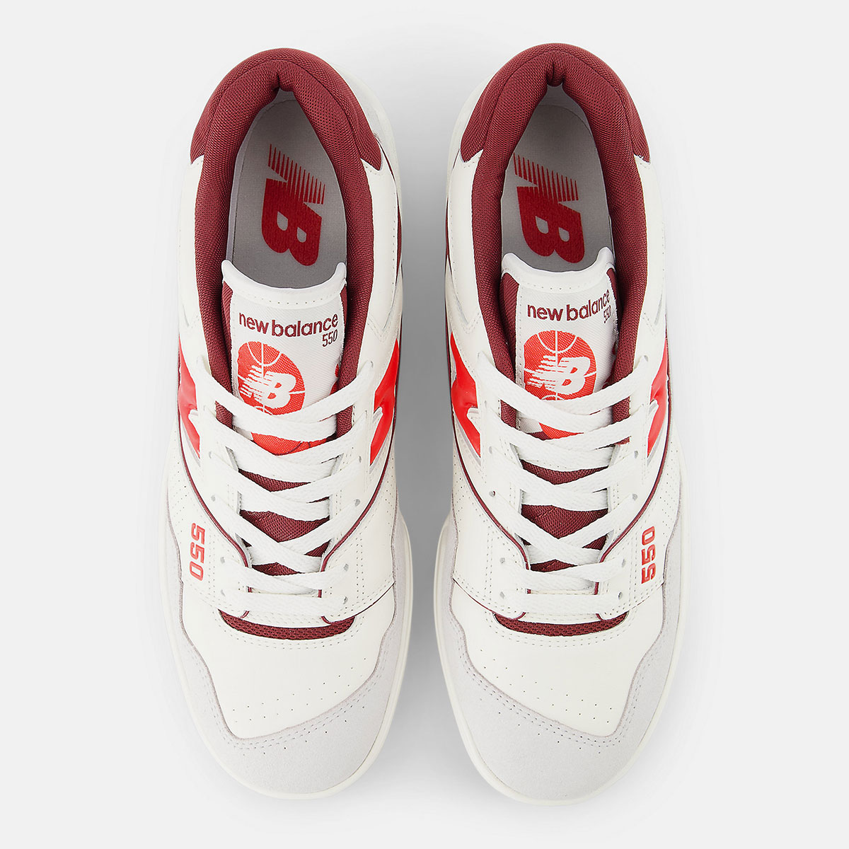 New Balance 550 Sea Salt True Red Bb550emr 2
