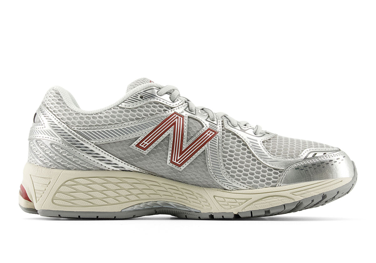 New Balance 860v2 Silver Red Ml860gc2 5