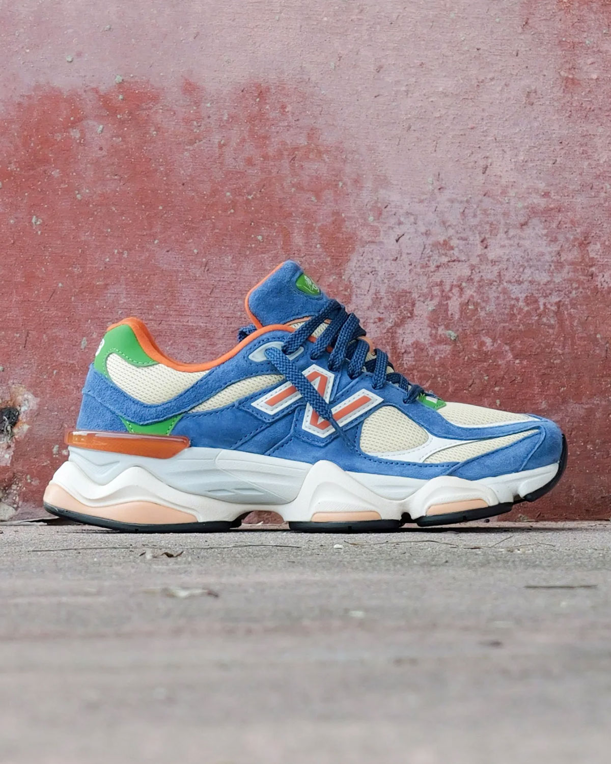 New Balance 9060 Blue Orange Green U9060ldc 1
