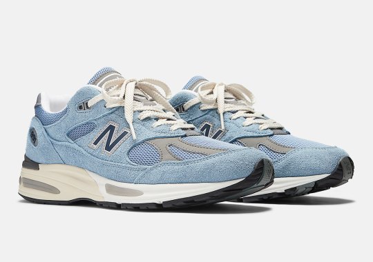 The New Balance 991v2 Looks Up To “Celestial Blue”