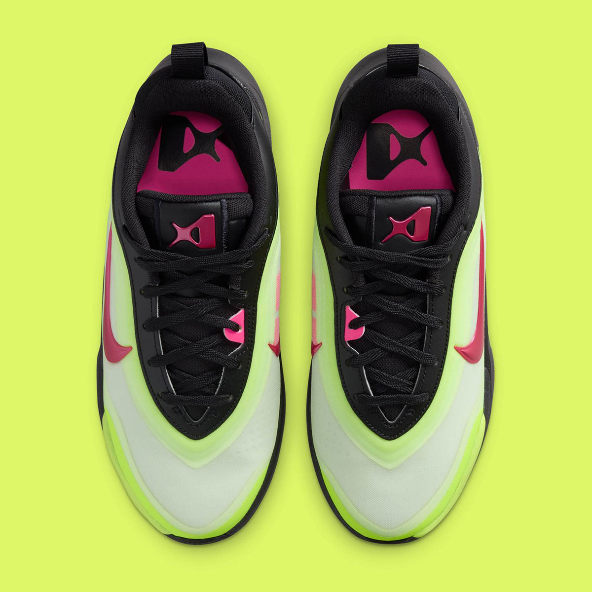 Nike A One Gs Black Volt Glow Hyper Pink Hq2294 001 5