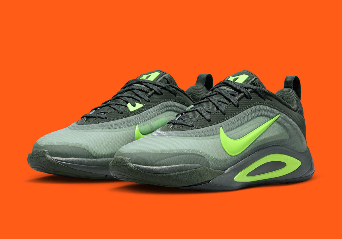 Nike A One Gs Sequoia Cargo Khaki Iron Green Volt Hf7001 301 5