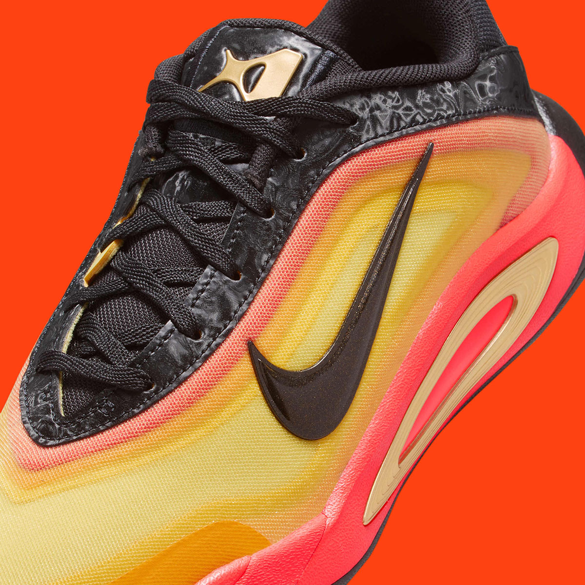 Nike A One Gs Yellow Orange Black Im5743 001 4