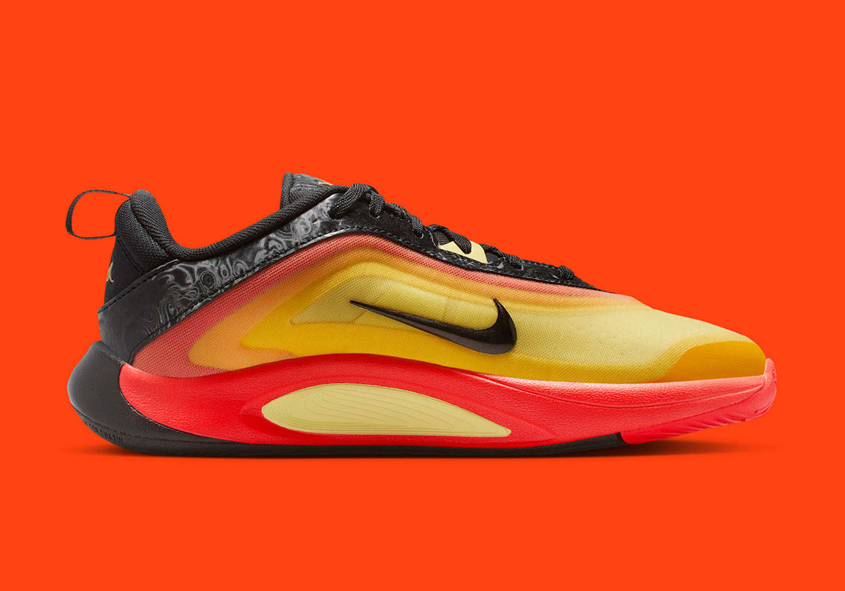 Nike A One Gs Yellow Orange Black Im5743 001 7