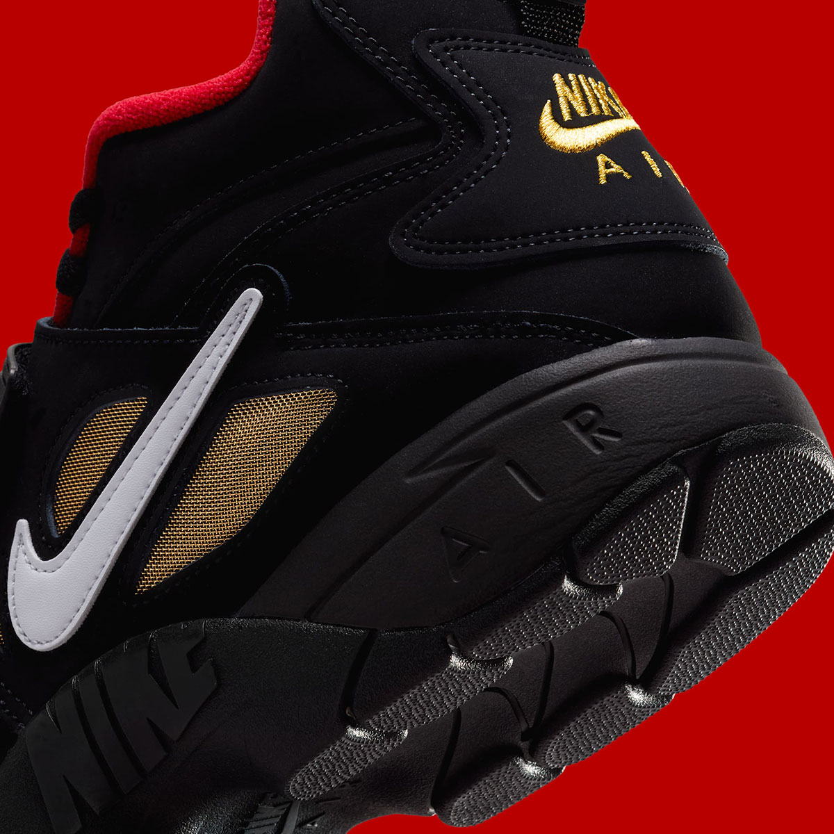 Nike Air Diamond Turf Proto 92 Black Fire Red Metallic Gold White Im5767 001 1