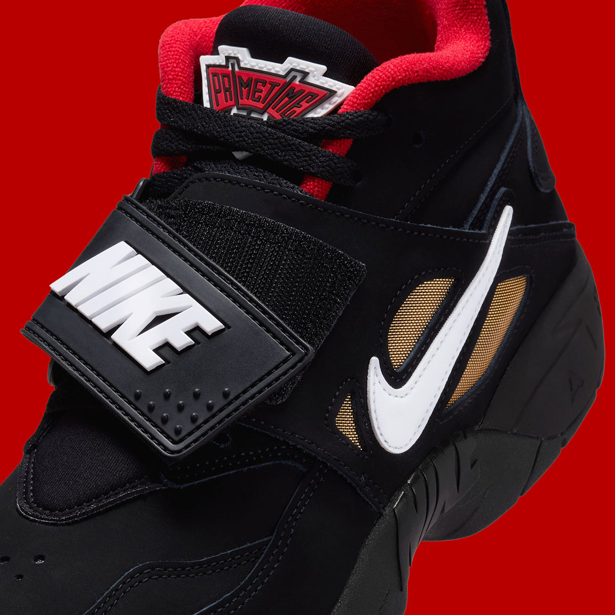 Nike Air Diamond Turf Proto 92 Black Fire Red Metallic Gold White Im5767 001 3
