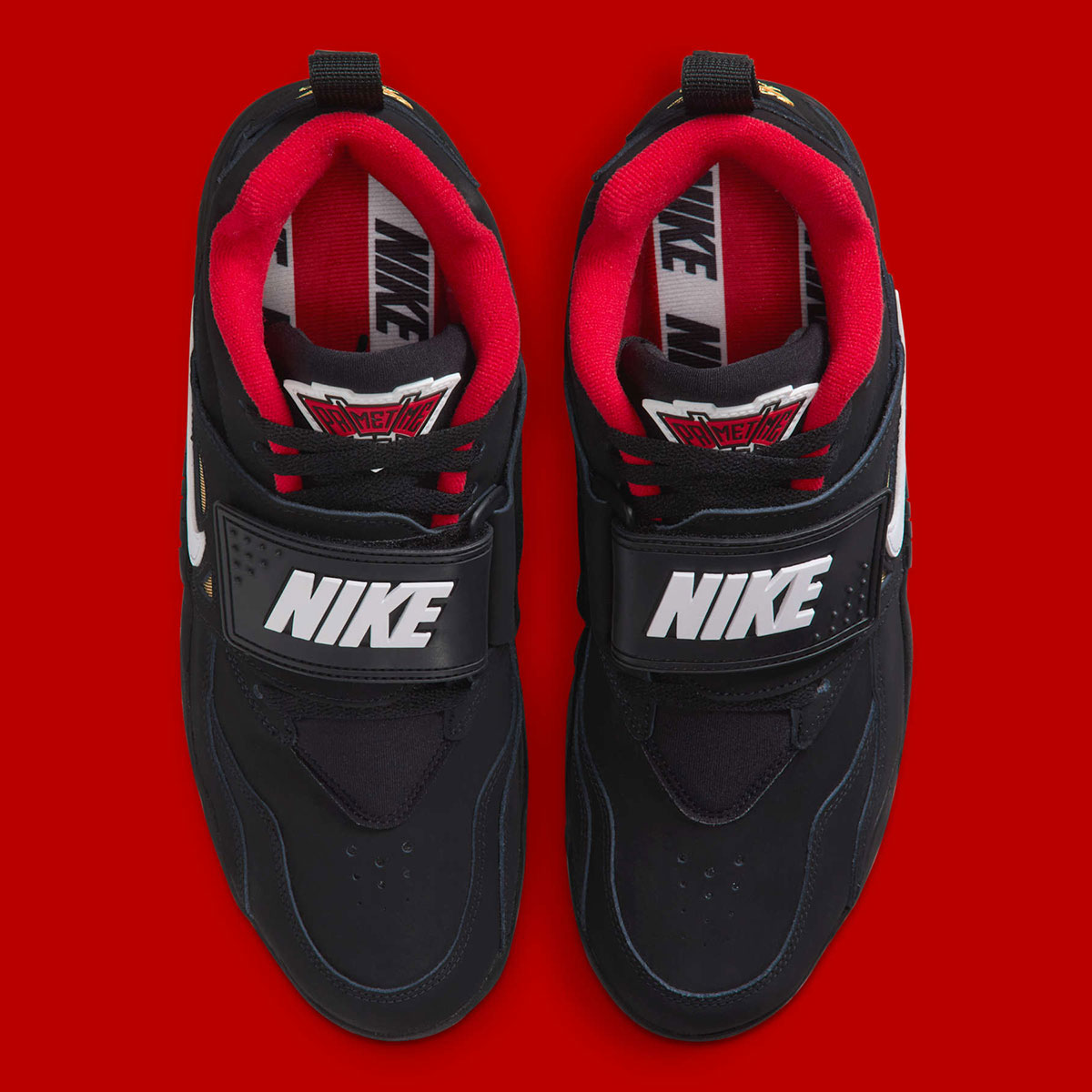 Nike Air Diamond Turf Proto 92 Black Fire Red Metallic Gold White Im5767 001 7