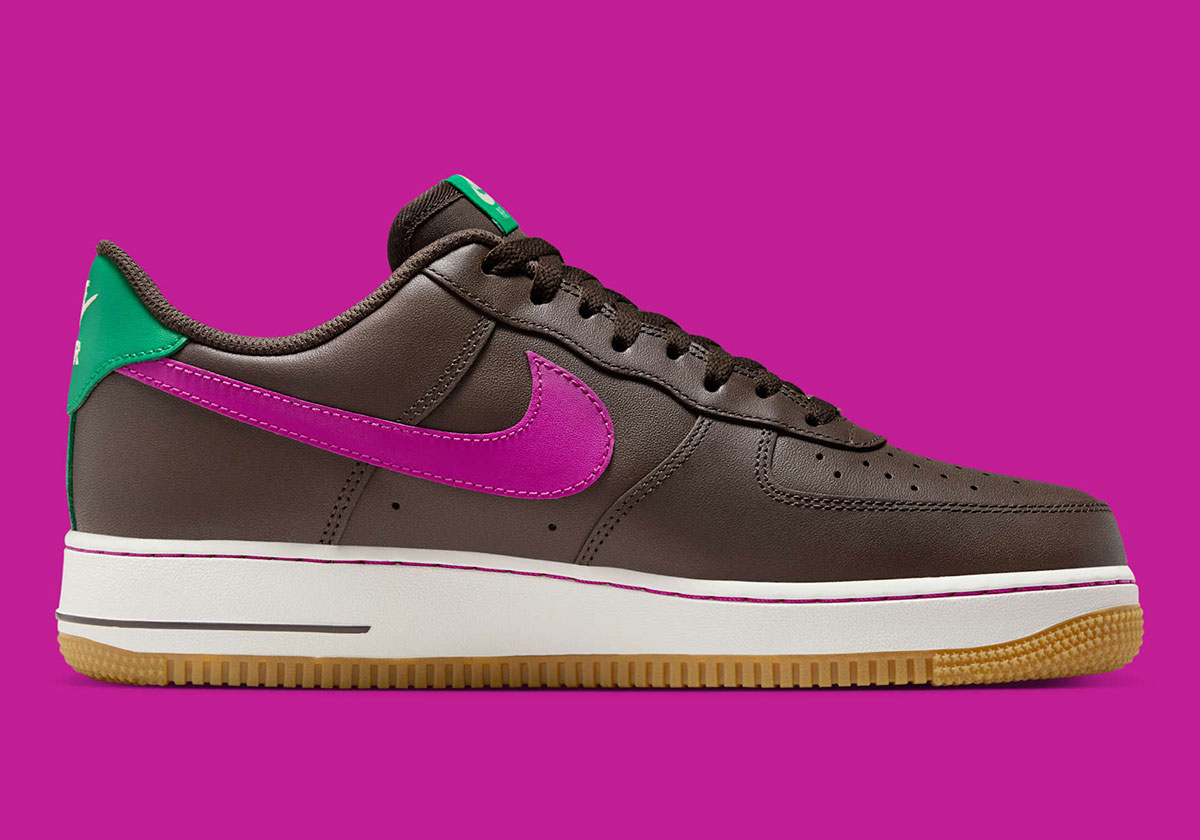 Nike Air Force 1 Low Baroque Brown Vivid Purple Stadium Green Light Khaki Im2368 237 7