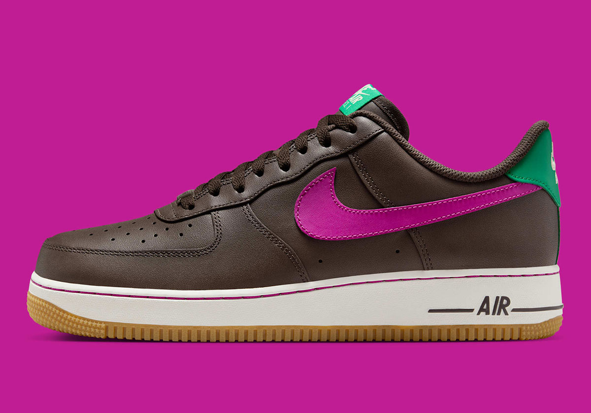 Nike Air Force 1 Low Baroque Brown Vivid Purple Stadium Green Light Khaki Im2368 237 8