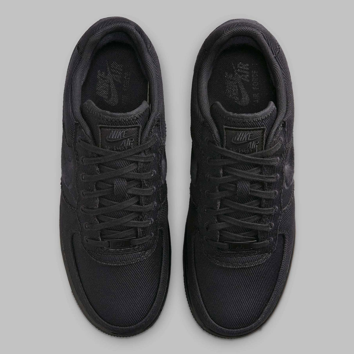 Nike Air Force 1 Low Black Canvas Hv1204 002 1