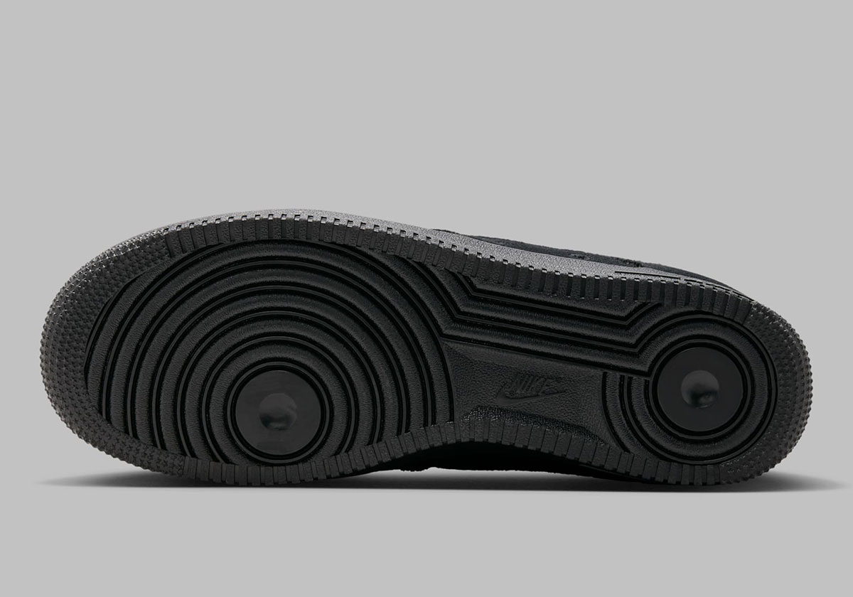 Nike Air Force 1 Low Black Canvas Hv1204 002 2