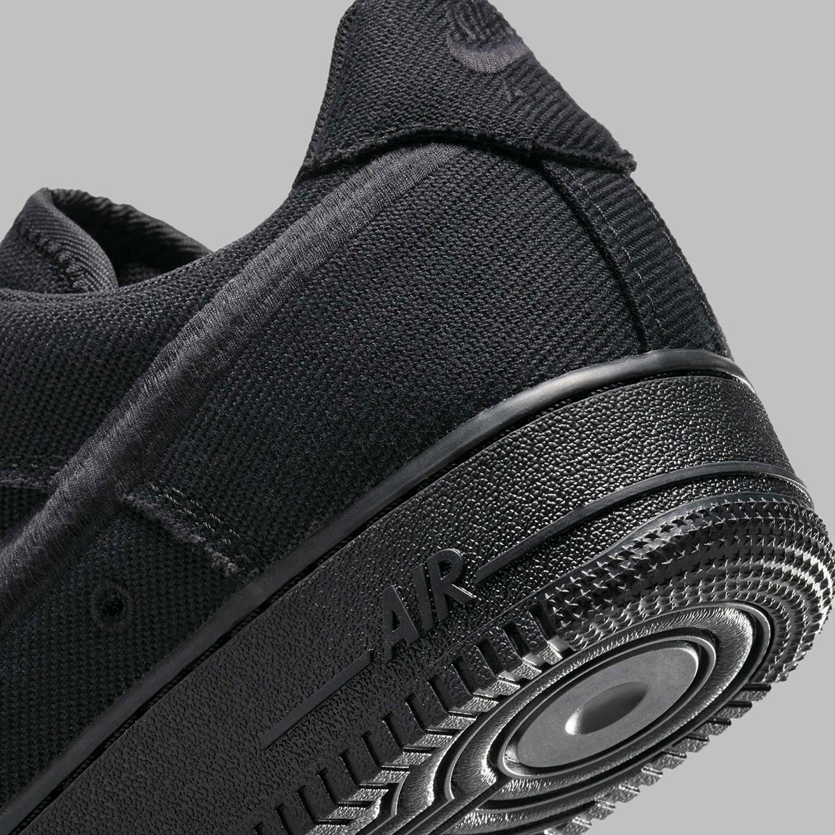 Nike Air Force 1 Low Black Canvas Hv1204 002 6