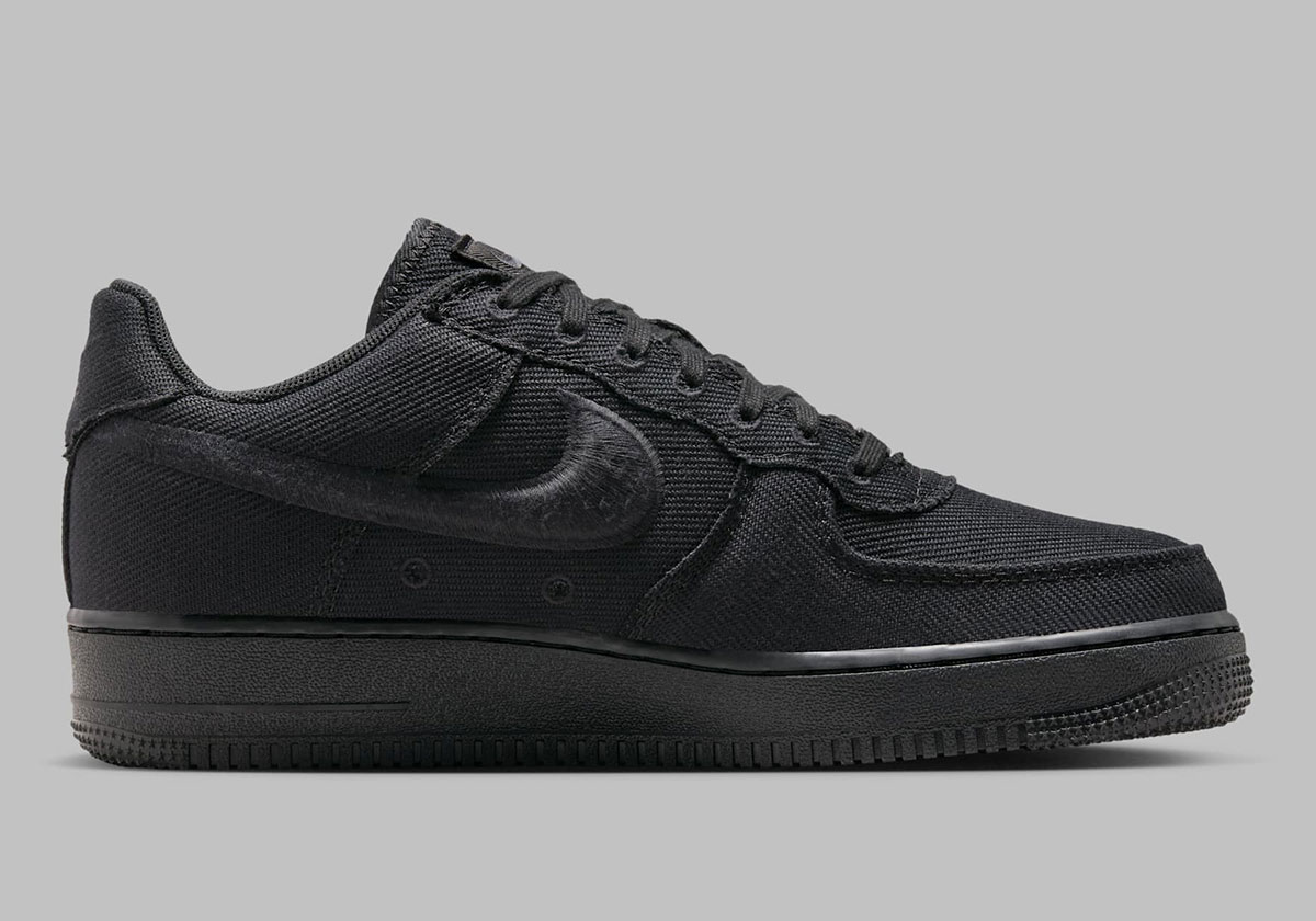 Nike Air Force 1 Low Black Canvas Hv1204 002 8