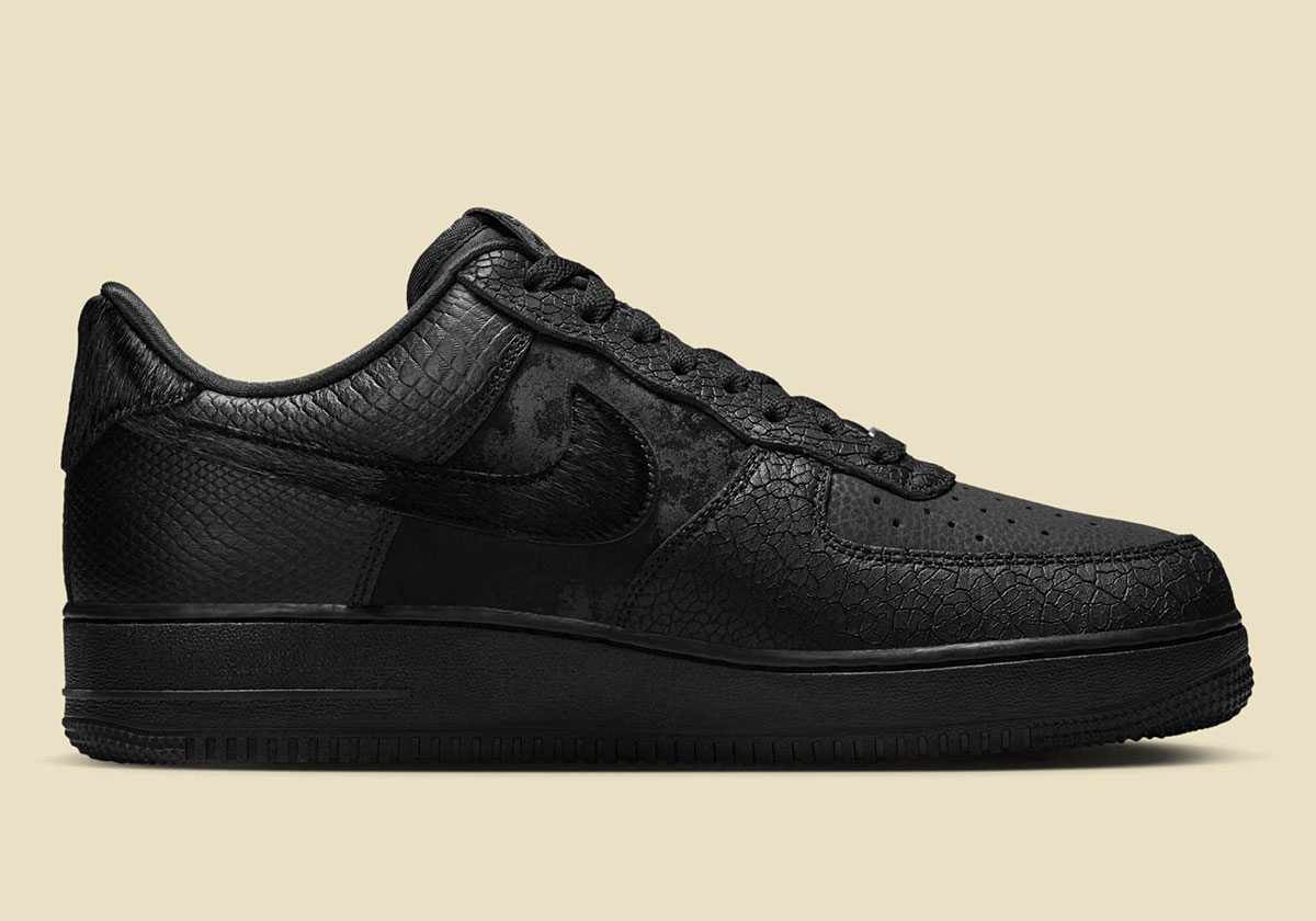 Nike Air Force 1 Low Black Luxury Materials Hq1977 001 4