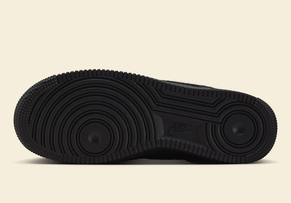Nike Air Force 1 Low Black Pony Hair Ii7398 001 1