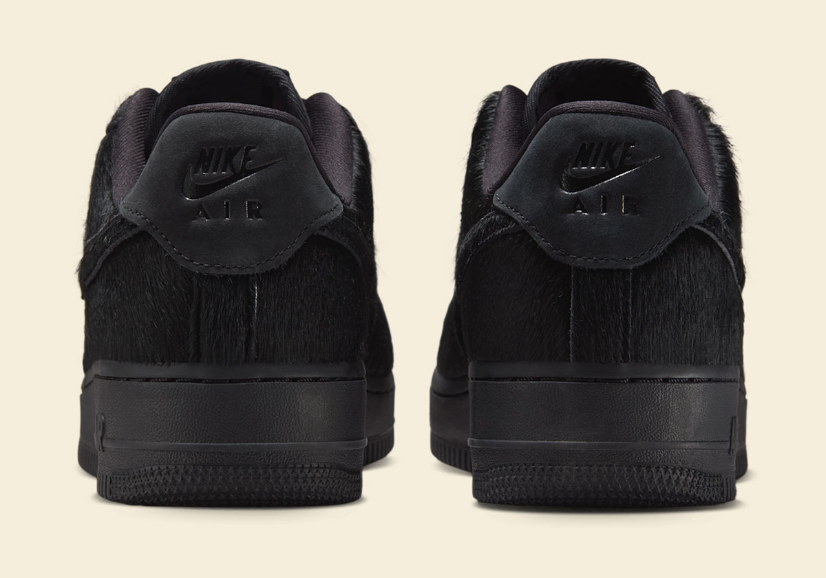 Nike Air Force 1 Low Black Pony Hair Ii7398 001 5