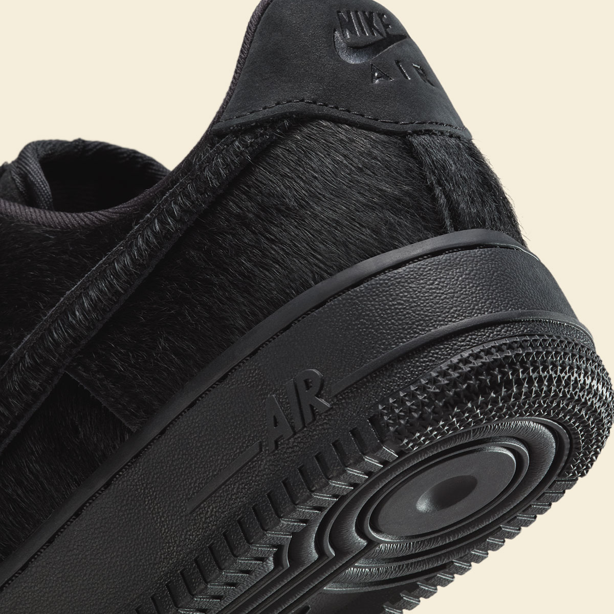 Nike Air Force 1 Low Black Pony Hair Ii7398 001 7
