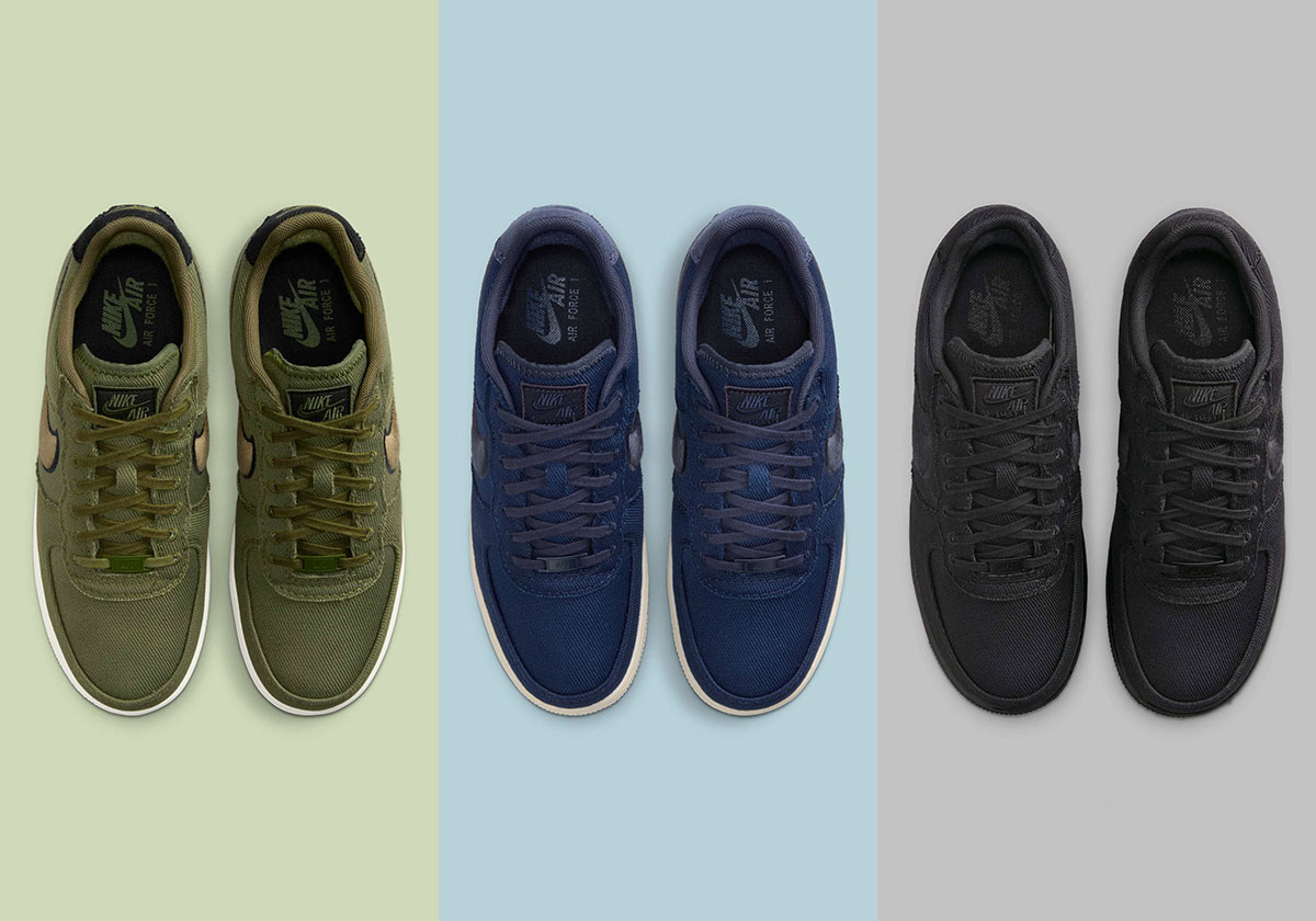 Nike’s $100 Canvas Air Force 1 Appears In Three New Colors