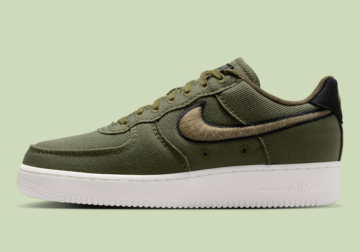 Nike Air Force 1 Low Green Canvas Hv1204 300 1