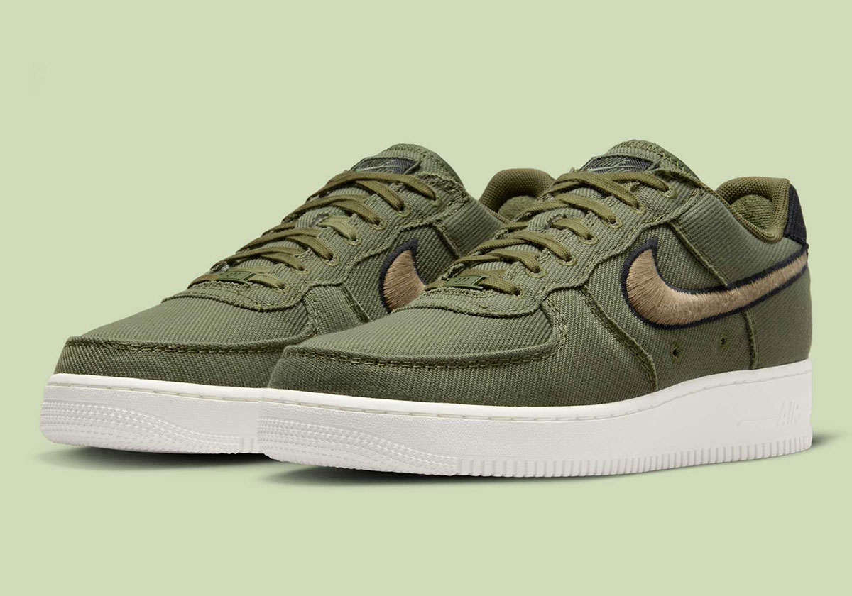 Nike Air Force 1 Low Green Canvas Hv1204 300 2