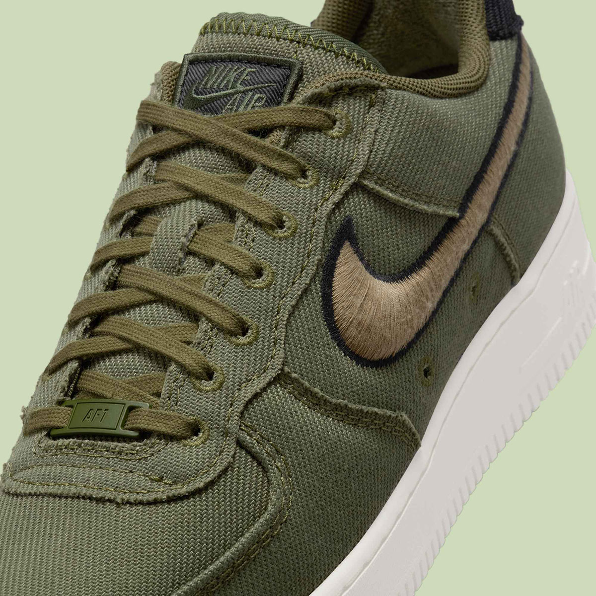 Nike Air Force 1 Low Green Canvas Hv1204 300 5