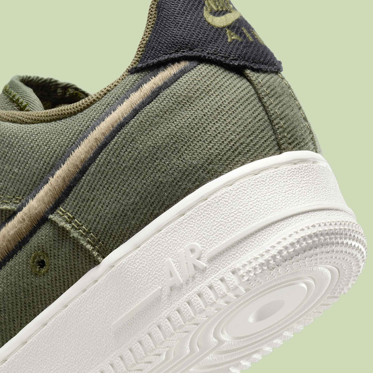 Nike Air Force 1 Low Green Canvas Hv1204 300 6