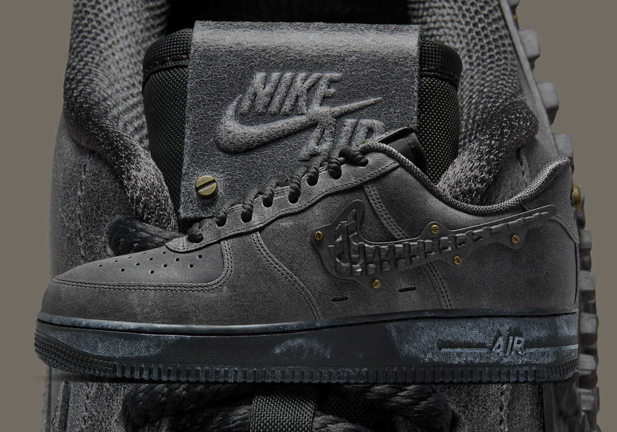 A Metalwork Aesthetic Crashes Onto The Nike Air Force 1