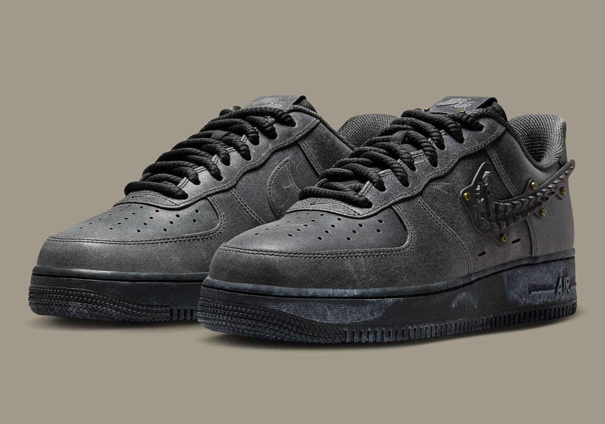 Nike Air Force 1 Low Medium Ash Anthracite Black Ih4965 254 4