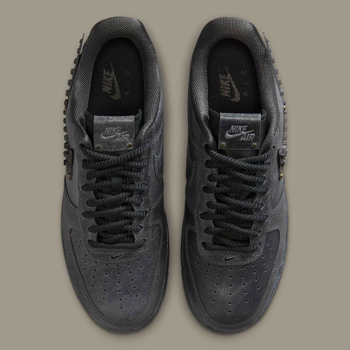 Nike Air Force 1 Low Medium Ash Anthracite Black Ih4965 254 5