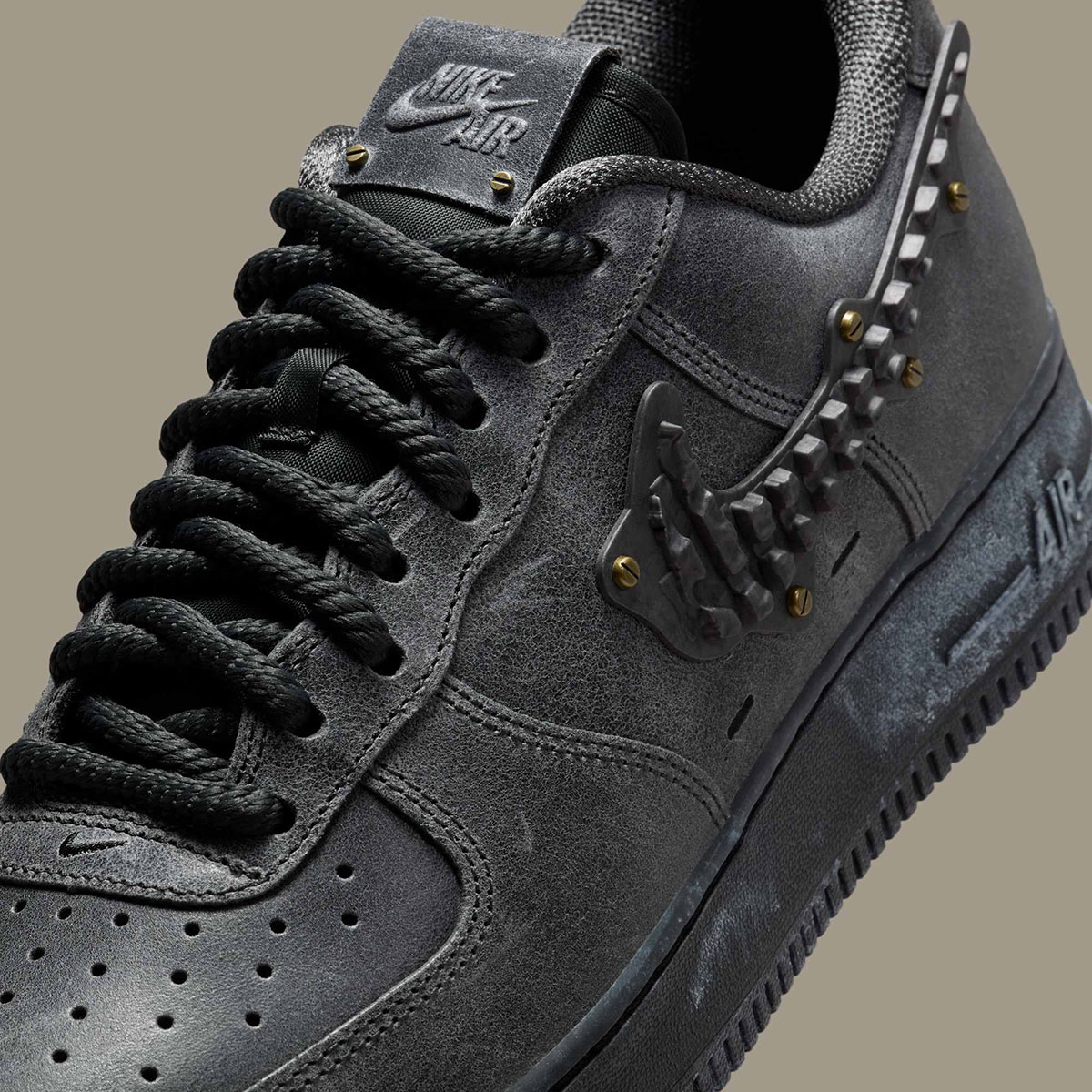 Nike Air Force 1 Low Medium Ash Anthracite Black Ih4965 254 6