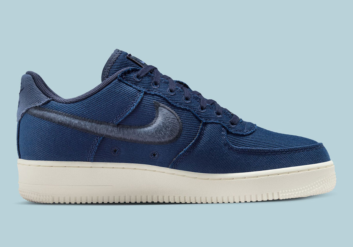 Nike Air Force 1 Low Navy Canvas Hv1204 400 3