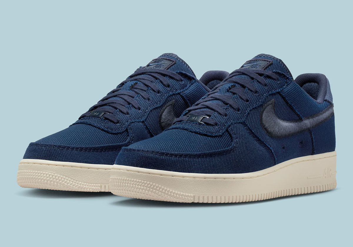 Nike Air Force 1 Low Navy Canvas Hv1204 400 4