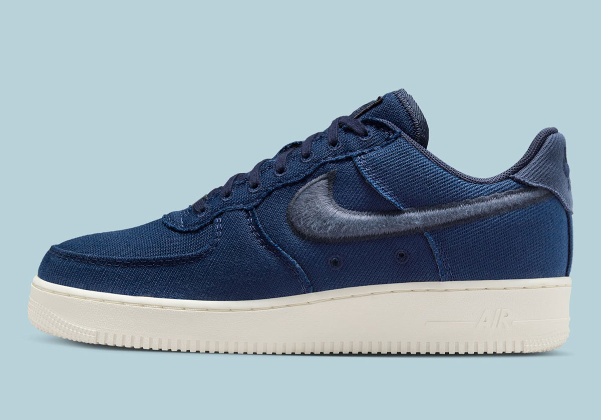 Nike Air Force 1 Low Navy Canvas Hv1204 400 6