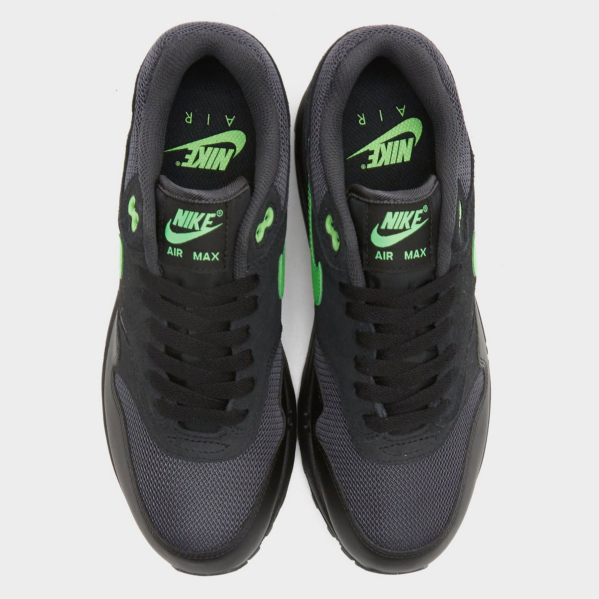 Nike Air Max 1 Gs Black Electric Green 1