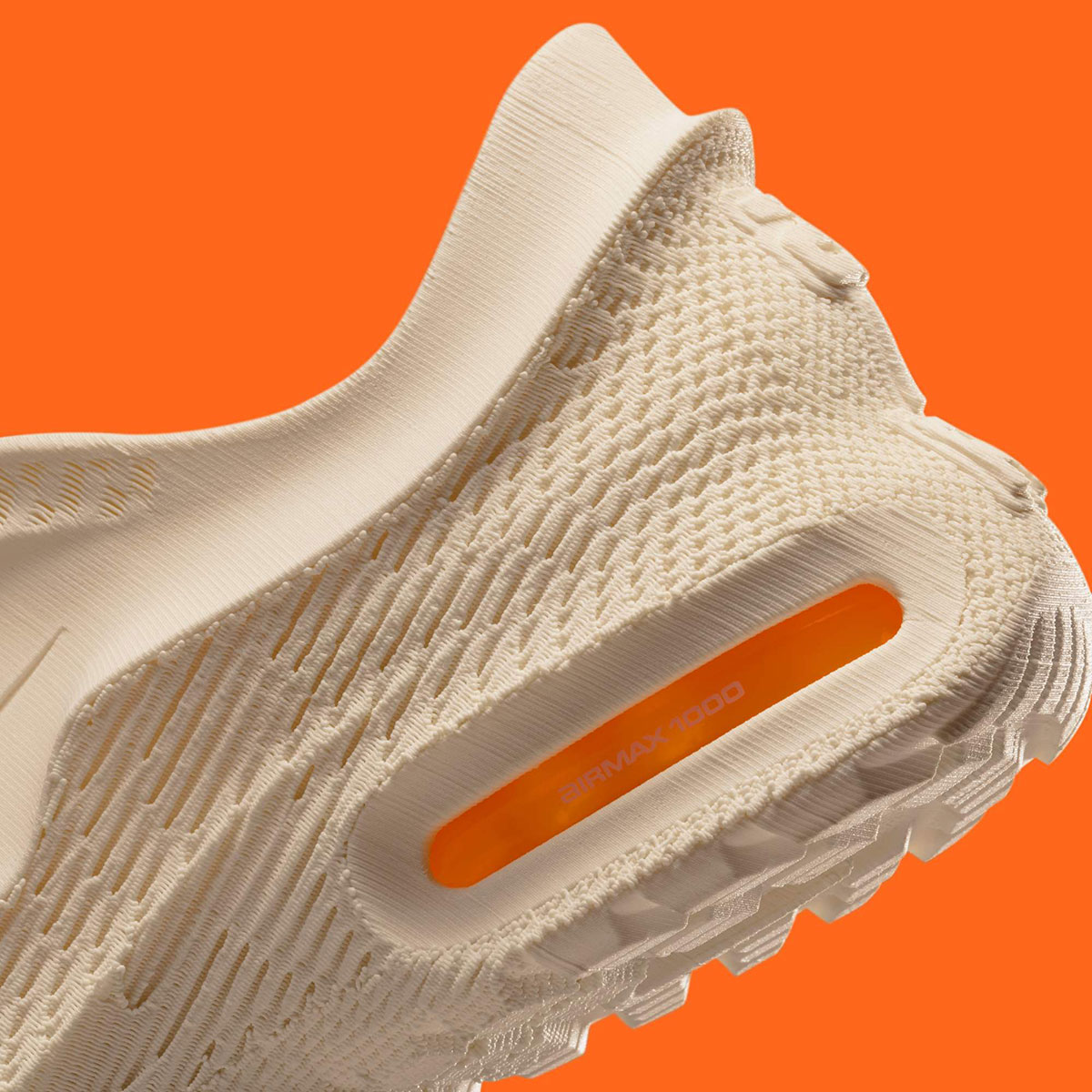 Nike Air Max 1000 Oatmeal Total Orange Hv0234 100 5
