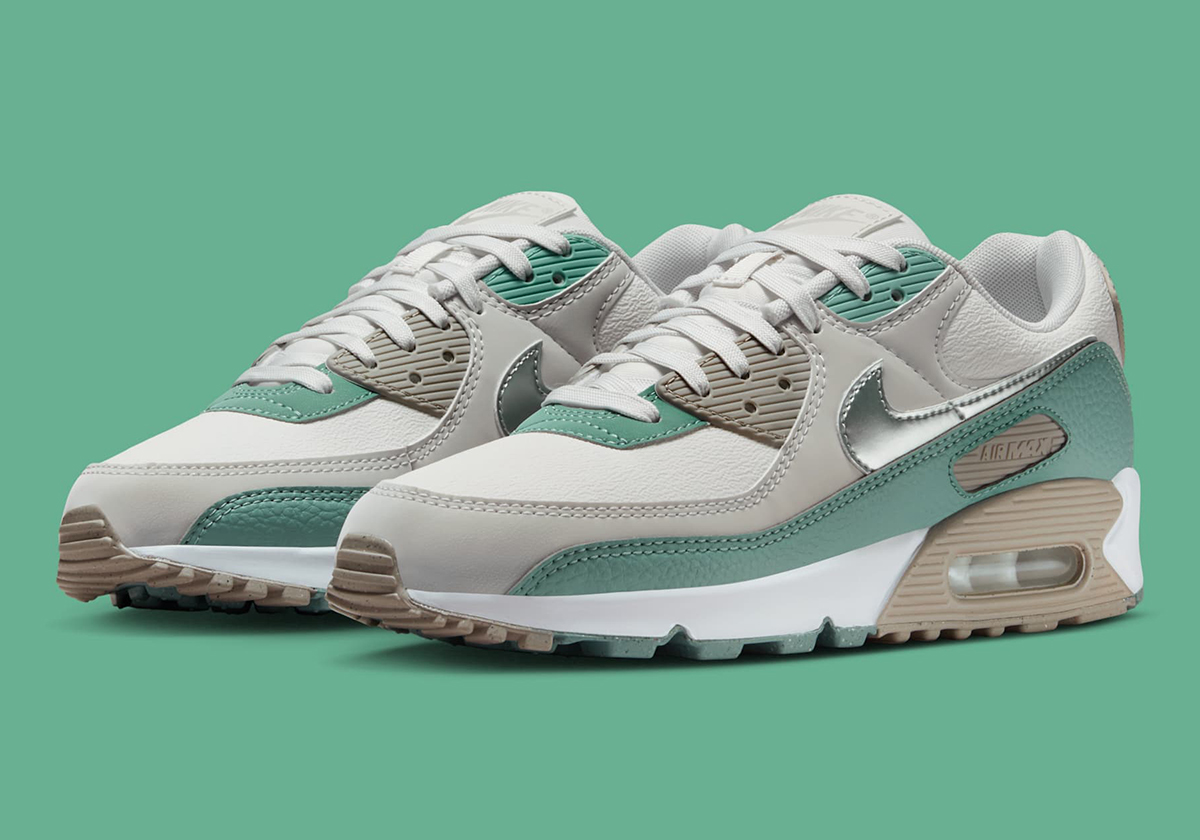 Nike Air Max 90 Cannon White Metallic Silver Hq1783 001 2