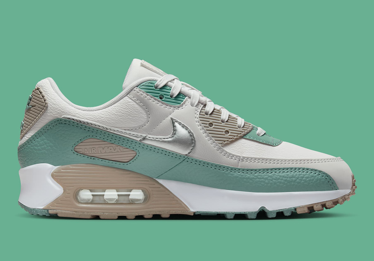 Nike Air Max 90 Cannon White Metallic Silver Hq1783 001 7