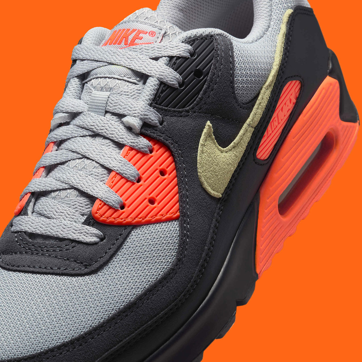 Nike Air Max 90 Light Smoke Grey Limelight Hyper Crimson Dm0029 018 4