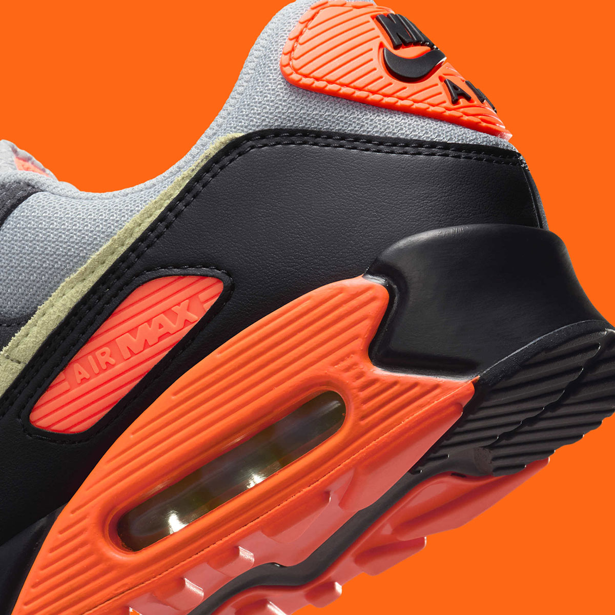 Nike Air Max 90 Light Smoke Grey Limelight Hyper Crimson Dm0029 018 5