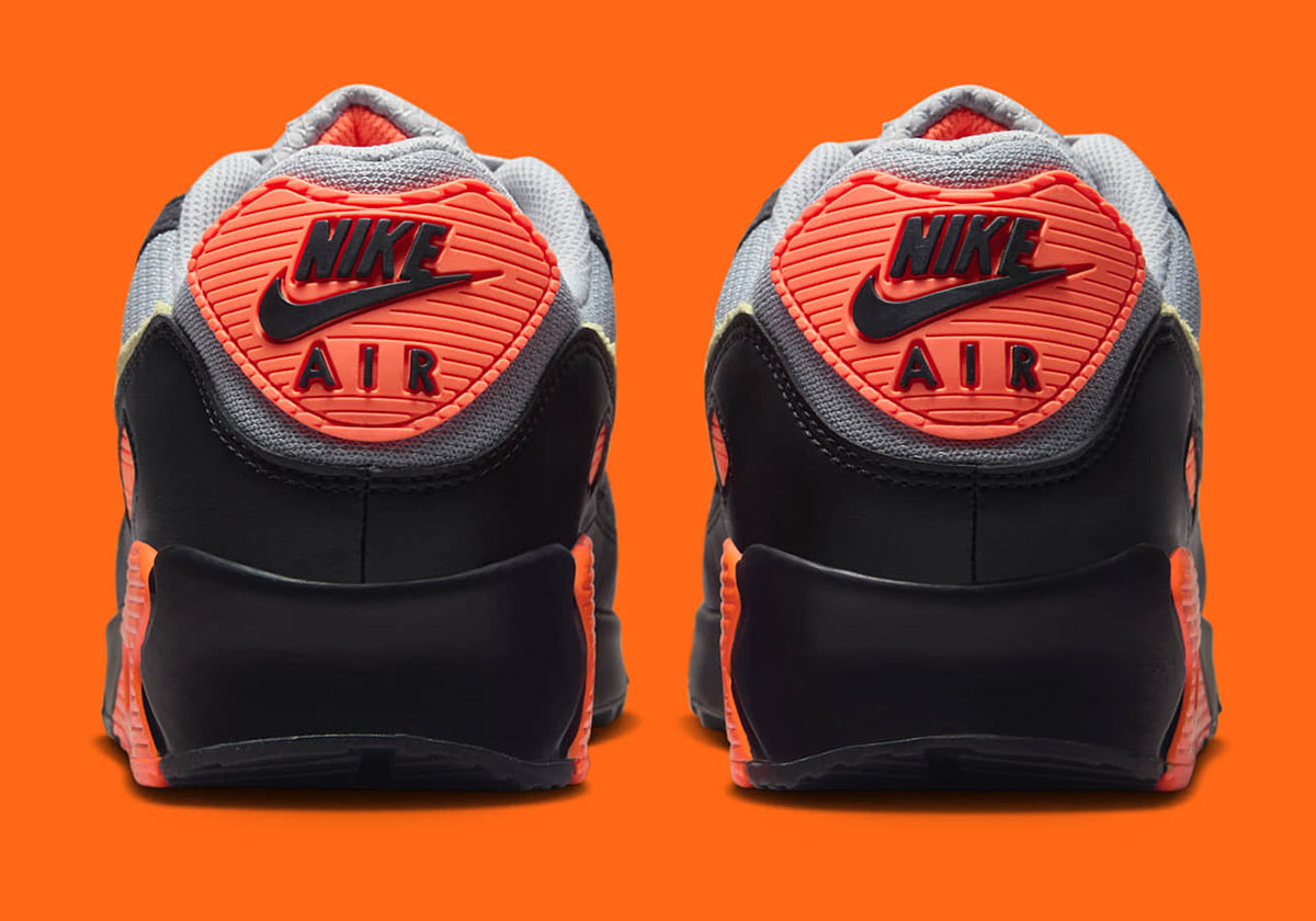 Nike Air Max 90 Light Smoke Grey Limelight Hyper Crimson Dm0029 018 7