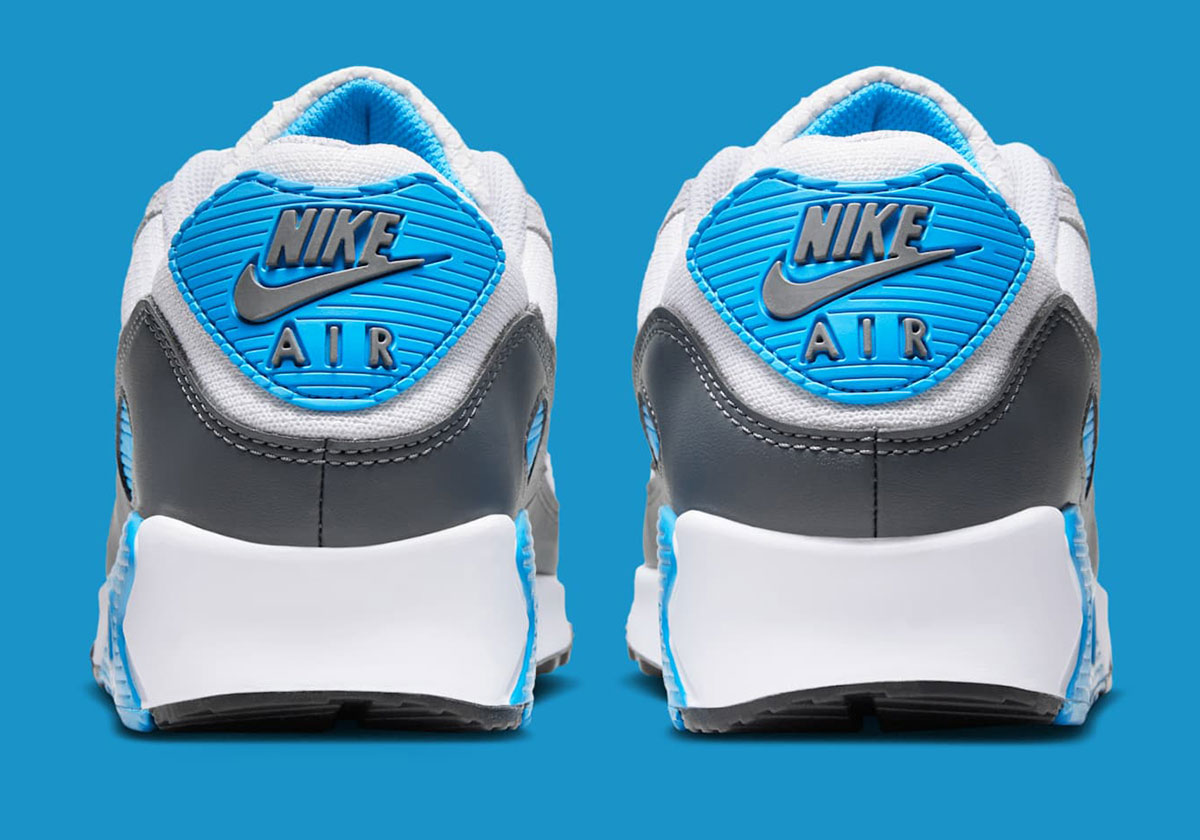 Nike Air Max 90 Platinum Tint Blue Lightning Wolf Grey Dm0029 019 3