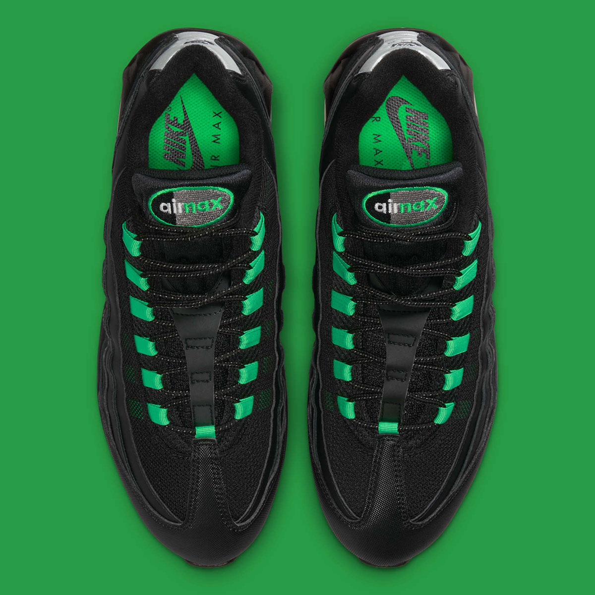 Nike Air Max 95 Og Black Green Shock Ib1667 002 2