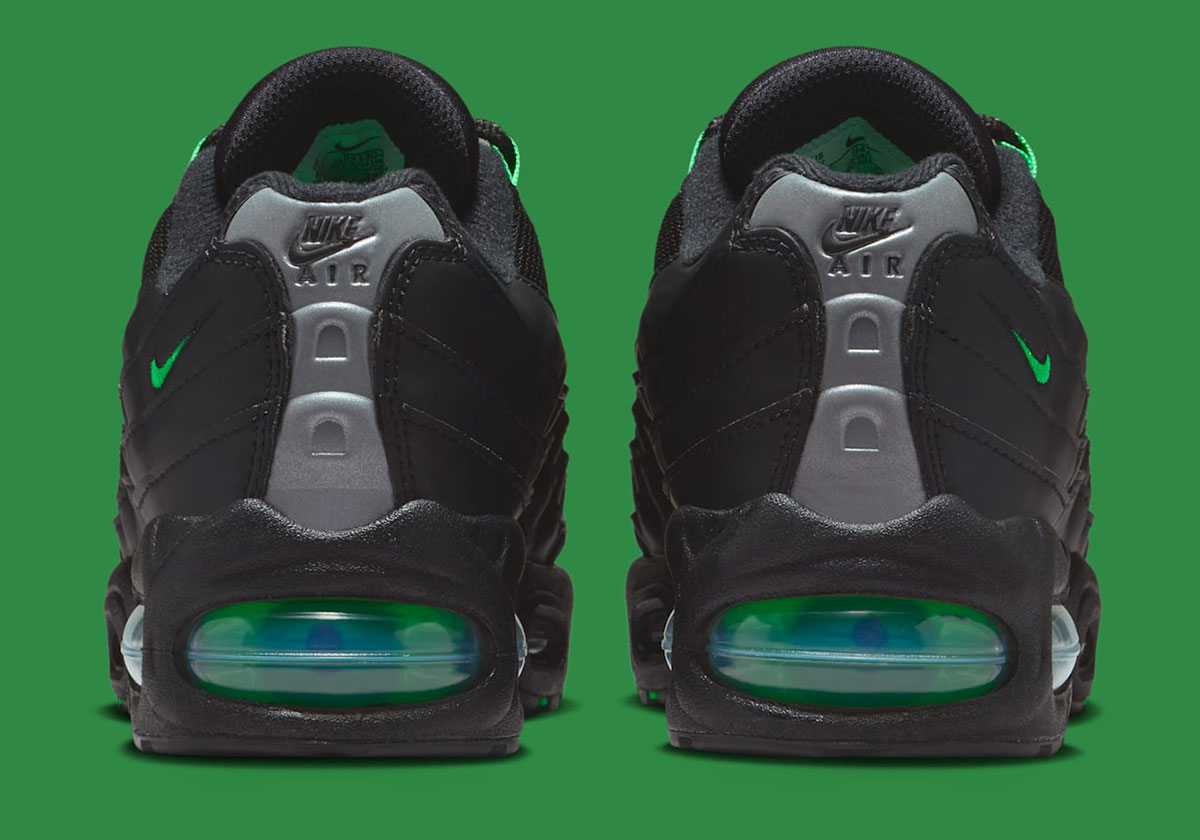Nike Air Max 95 Og Gs Black Green Shock Pearl Grey Ii4130 009 5