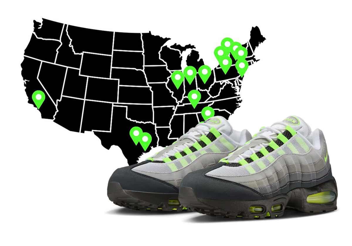 JD Sports To Launch The Nike Air Max 95 OG "Neon" On June 6th