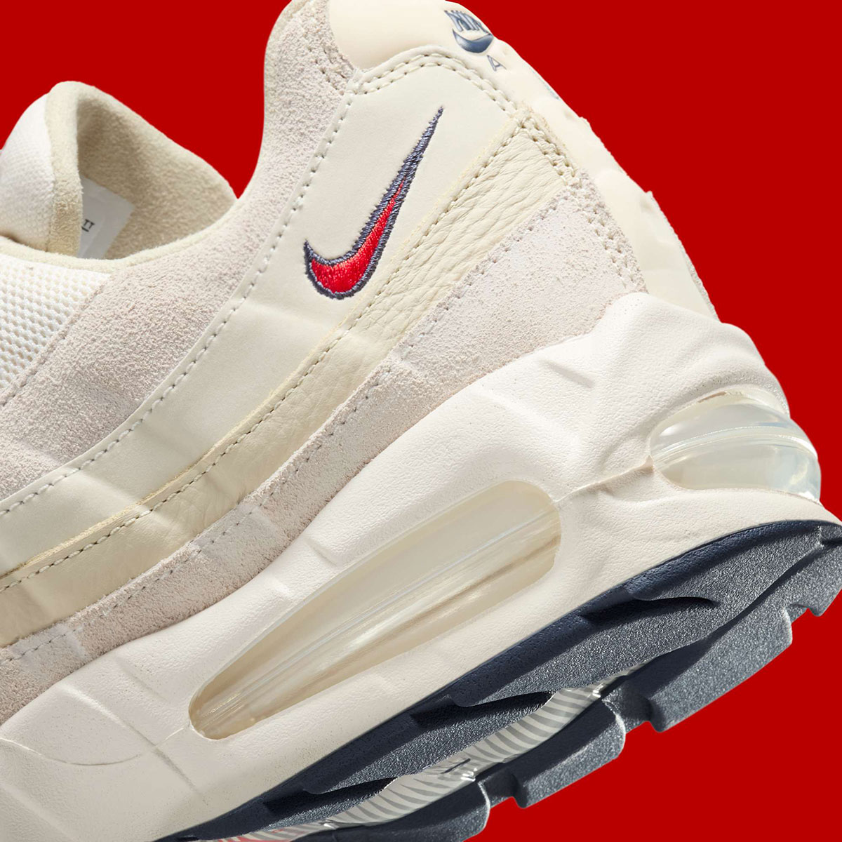 Nike Air Max 95 Og Pale Ivory Light Khaki Sail University Red Ih4378 110 8