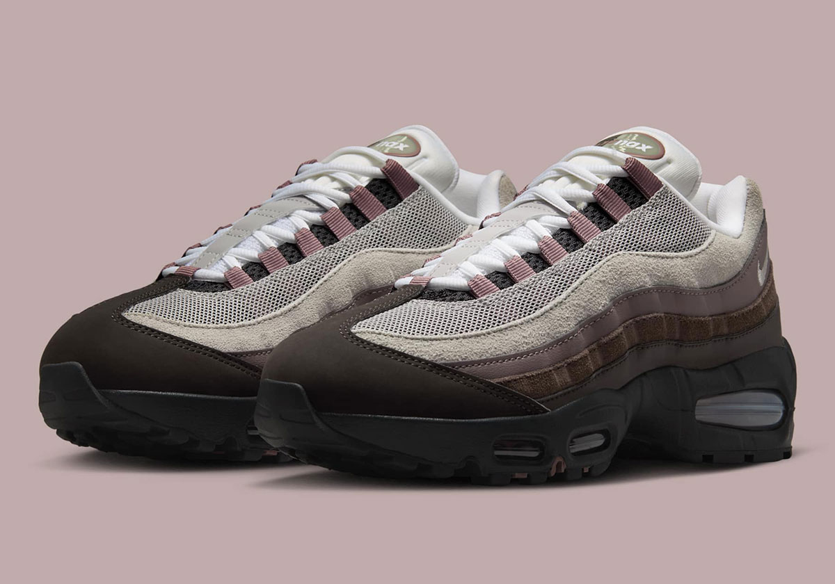 Nike Air Max 95 Velvet Brown Pearl Grey Baroque Brown Orewood Brown Smokey Mauve Black Ib6396 200 1