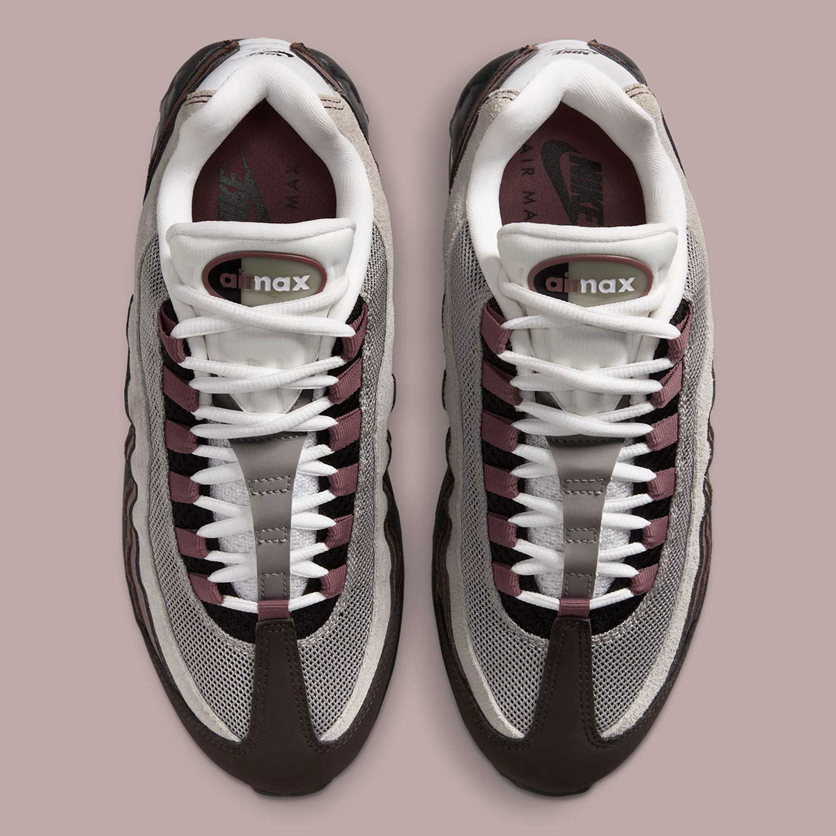 Nike Air Max 95 Velvet Brown Pearl Grey Baroque Brown Orewood Brown Smokey Mauve Black Ib6396 200 2